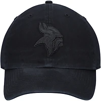 Casquette réglable '47 Black Minnesota Vikings Team Tonal Clean Up pour homme