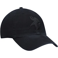 Casquette réglable '47 Black Minnesota Vikings Team Tonal Clean Up pour homme