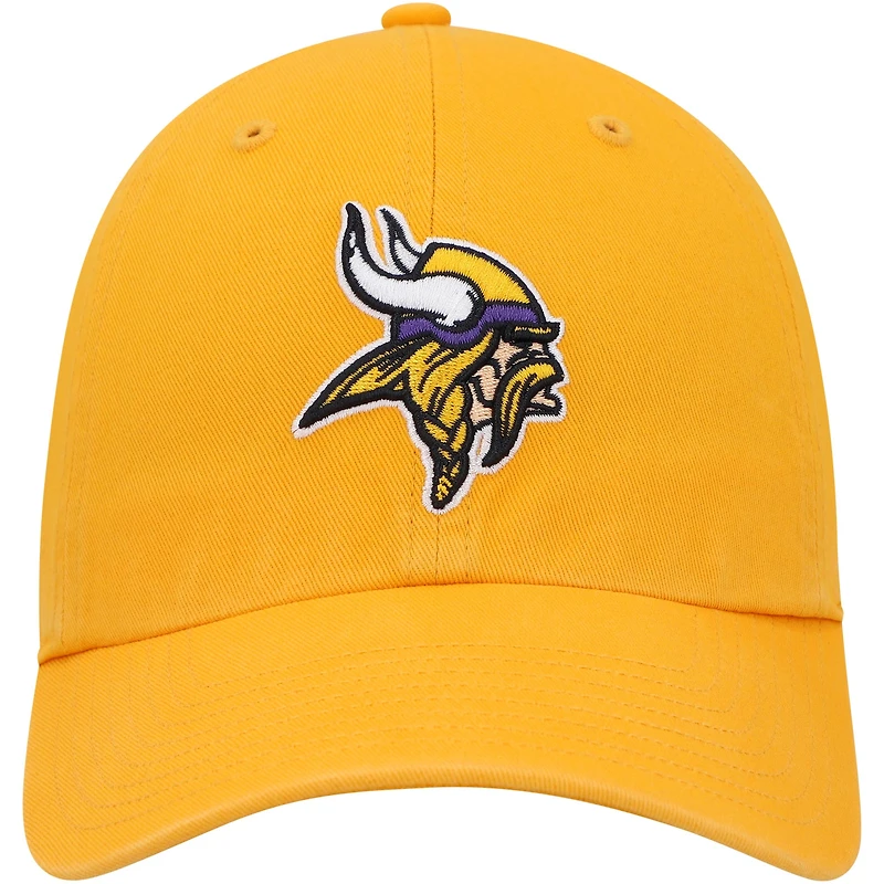 Casquette réglable '47 Gold Minnesota Vikings Clean Up pour homme
