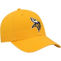 Casquette réglable '47 Gold Minnesota Vikings Clean Up pour homme