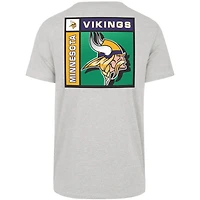 Men's '47  Gray Minnesota Vikings Chrome Plate Franklin T-Shirt