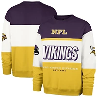 Men's '47 Purple/Gold Minnesota Vikings Breeze Maximalist Sweatshirt