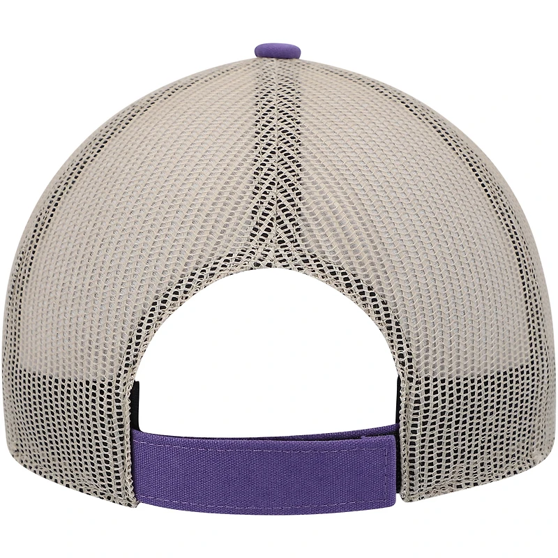 Casquette ajustable '47 pour homme en cuir brut Minnesota Vikings violet/naturel