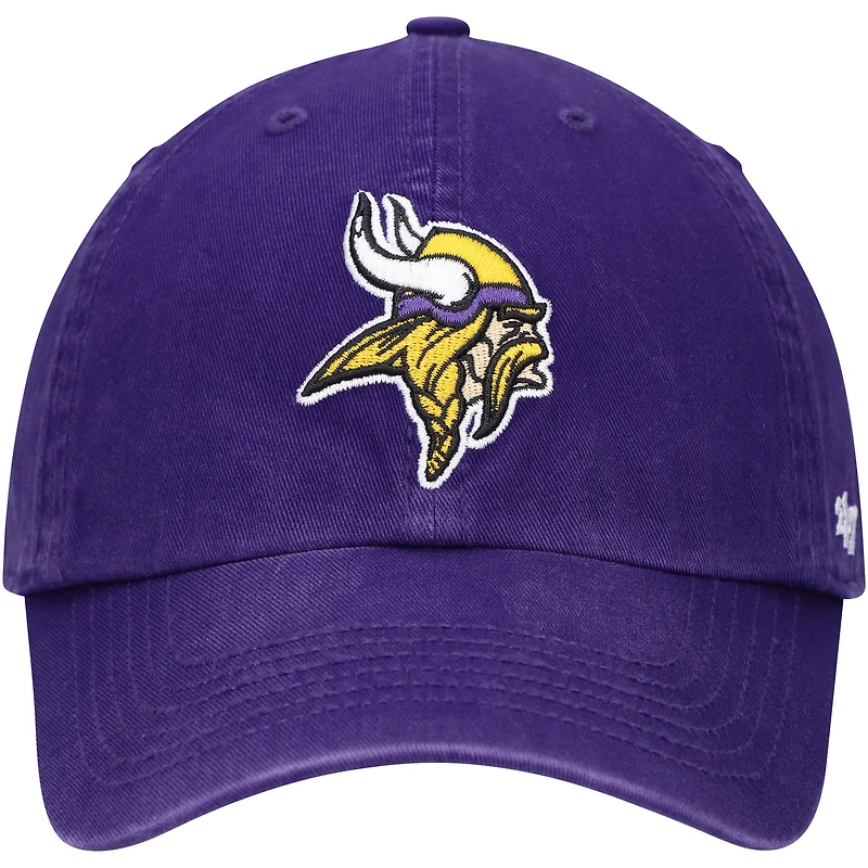 Casquette ajustée pour homme, modèle 47, violette, logo de la franchise Minnesota Vikings
