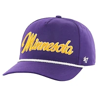 Men's '47 Purple Minnesota Vikings Overhand Hitch Adjustable Hat