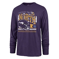 T-shirt à manches longues pour homme « 47 » violet Minnesota Vikings Regional Super Rival