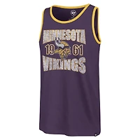 Débardeur violet '47 Minnesota Vikings Upload Franklin pour hommes