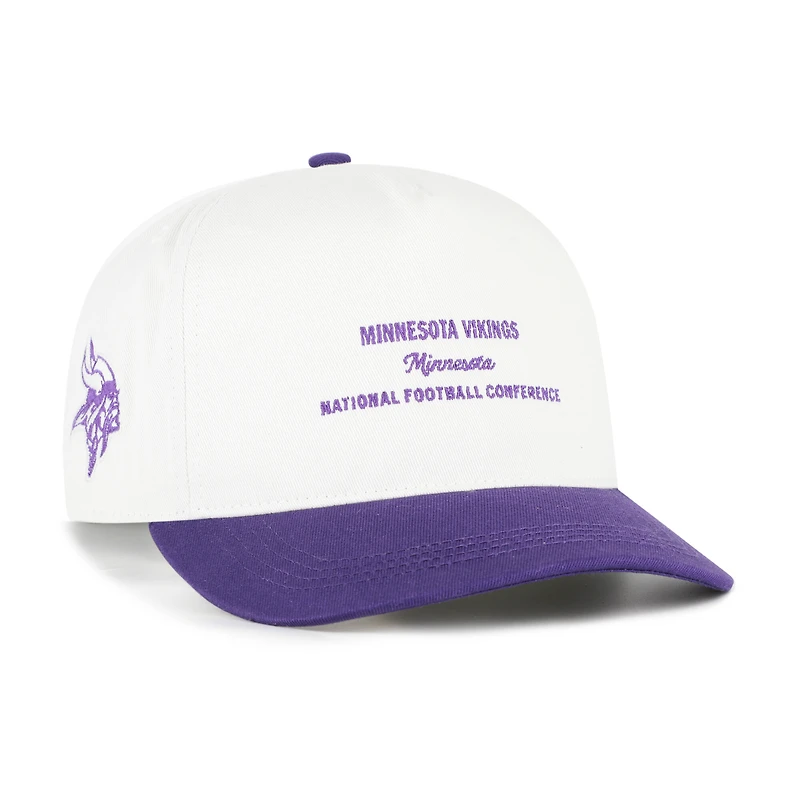 Men's '47 White Minnesota Vikings Contemporary Two-Tone Hitch Adjustable Hat