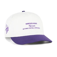 Men's '47  White Minnesota Vikings Contemporary Two-Tone Hitch Adjustable Hat
