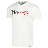 Men's '47 White Minnesota Vikings Flag Script Franklin T-Shirt