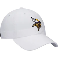 Casquette '47 White Minnesota Vikings Logo Clean Up réglable pour homme