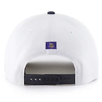 Casquette ajustable blanche patriotique à revers des Vikings du Minnesota pour homme, modèle 1947