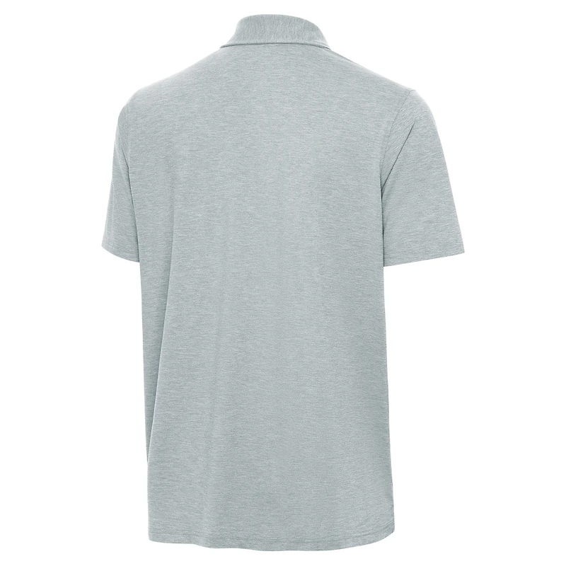 Polo Par 3 gris chiné Antigua pour homme, coupe grande et taille, des Vikings du Minnesota
