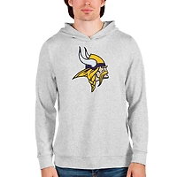 Sweat à capuche gris chiné Antigua pour homme, équipe Absolute des Vikings du Minnesota