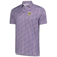 Polo violet à motifs floraux des Vikings du Minnesota pour homme