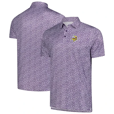 Polo violet à motifs floraux des Vikings du Minnesota pour homme