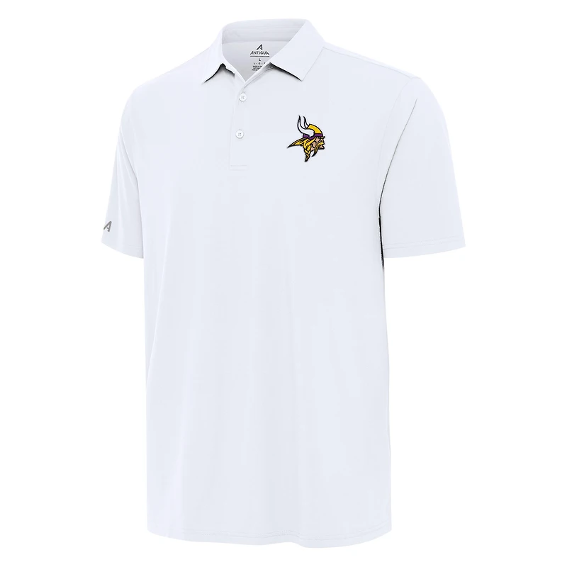 Polo blanc Antigua Era des Vikings du Minnesota pour homme
