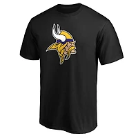 Men's  Black Minnesota Vikings Primary Logo T-Shirt