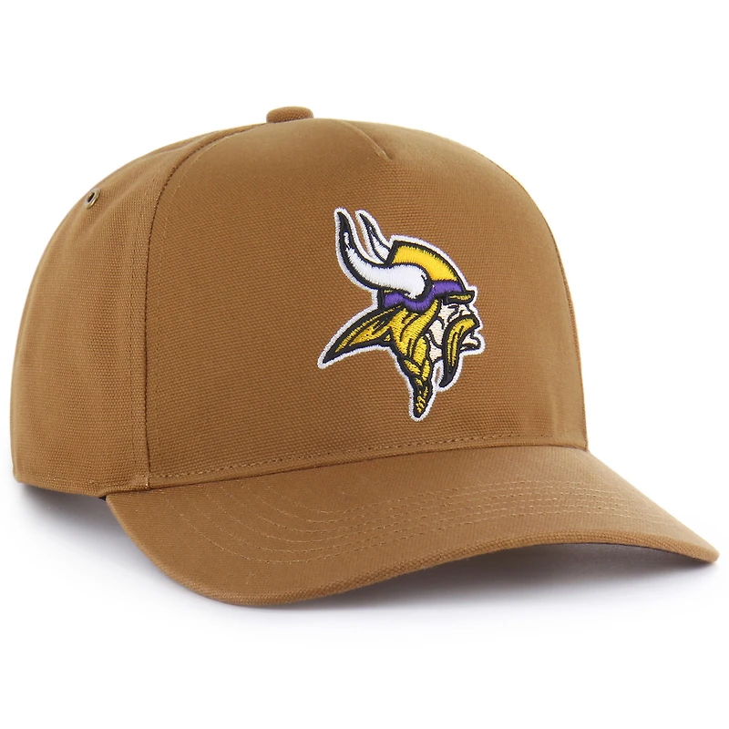 Casquette ajustable Carhartt x '47 marron Minnesota Vikings pour homme