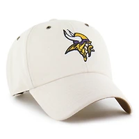Men's Carhartt x '47 Natural Minnesota Vikings Undyed Clean Up Adjustable Hat