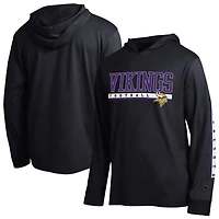 Men's Champion Black Minnesota Vikings All Star Hooded T-Shirt
