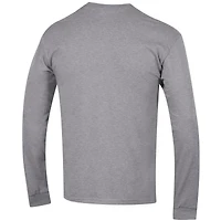 Men's Champion  Heather Gray Minnesota Vikings Seal Long Sleeve T-Shirt