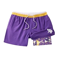 Maillot de bain doublé The Secret pour homme, couleur violette, motif Minnesota Vikings