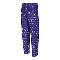 Pantalon Concepts Sport violet à imprimé mosaïque sur toute la surface des Vikings du Minnesota pour homme