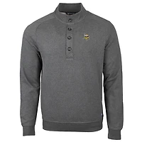 Sweat-shirt à capuche pour homme Cutter & Buck Heather Anthracite Minnesota Vikings Saturday Mock