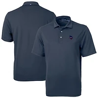 Polo recyclé Virtue Eco Pique bleu marine pour homme, modèle Cutter & Buck, des Minnesota Vikings, de grande taille