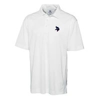 Polo texturé solide DryTec Genre pour homme, blanc, des Vikings du Minnesota, de coupe et taille grande