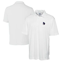 Polo texturé solide DryTec Genre pour homme, blanc, des Vikings du Minnesota, de coupe et taille grande