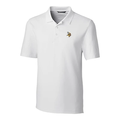 Polo extensible Forge blanc pour homme Cutter & Buck des Vikings du Minnesota, grandes tailles