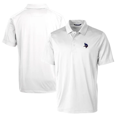 Polo extensible texturé pour homme Cutter & Buck, blanc, Minnesota Vikings, taille grande et