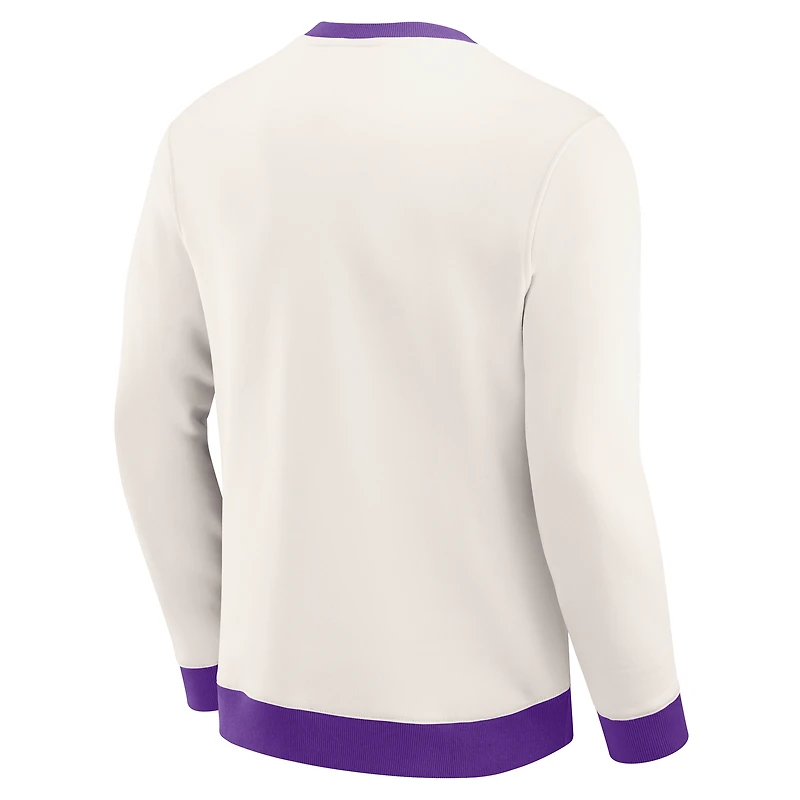 Sweat-shirt colorblock crème pour homme de la collection Darius Rucker Fanatics, des Vikings du Minnesota