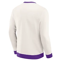 Sweat-shirt colorblock crème pour homme de la collection Darius Rucker Fanatics, des Vikings du Minnesota