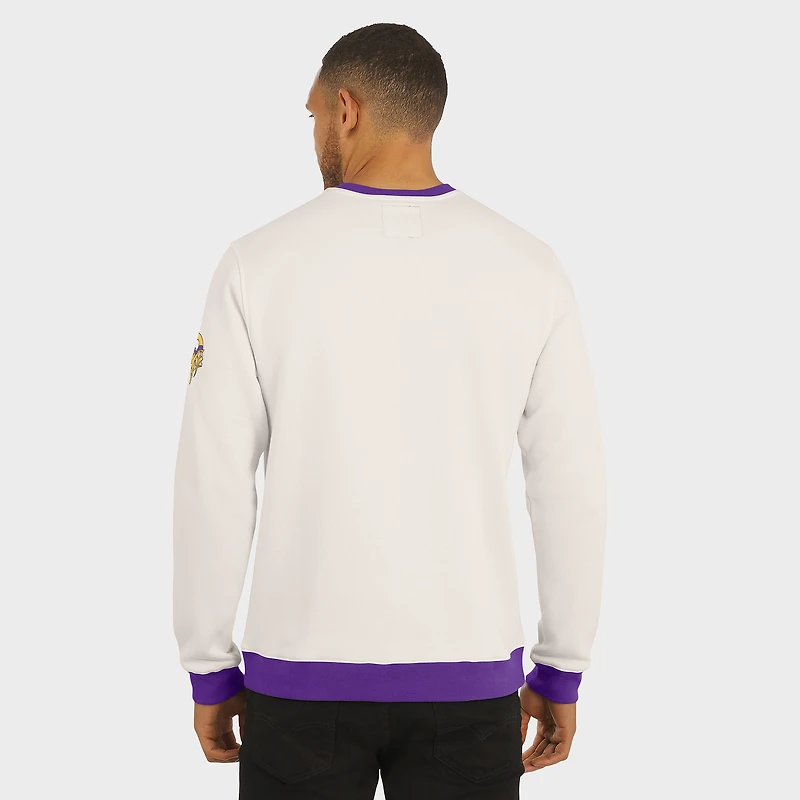 Sweat-shirt colorblock crème pour homme de la collection Darius Rucker Fanatics, des Vikings du Minnesota