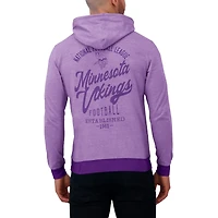 Men's Darius Rucker Collection by Fanatics Purple Minnesota Vikings Tonal Knit Pullover Hoodie