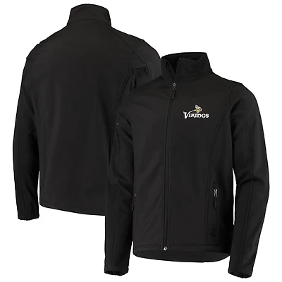 Veste softshell zippée intégrale Dunbrooke Black Minnesota Vikings Sonoma pour homme