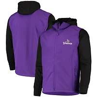 Veste à glissière intégrale Dunbrooke pour hommes Minnesota Vikings Alpha violet/noir
