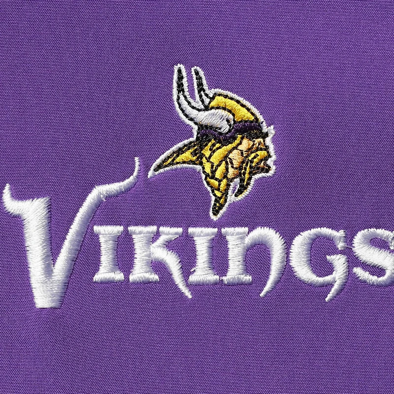 Veste à capuche zippée intégrale Dunbrooke pour hommes Minnesota Vikings Tailles Big & Tall Alpha violet/noir