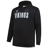 Sweat à capuche noir Fanatics pour homme, motif Chip Shot, grand et grand, des Vikings du Minnesota