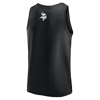 Men's Fanatics Black Minnesota Vikings Elements Tank Top