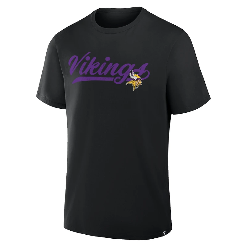 Men's Fanatics Black Minnesota Vikings Fluid Motion Legacy T-Shirt
