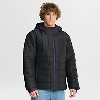 Veste à capuche zippée intégrale noire Minnesota Vikings pour homme de Fanatics