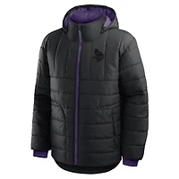 Men's Fanatics Black Minnesota Vikings Full-Zip Hooded Jacket