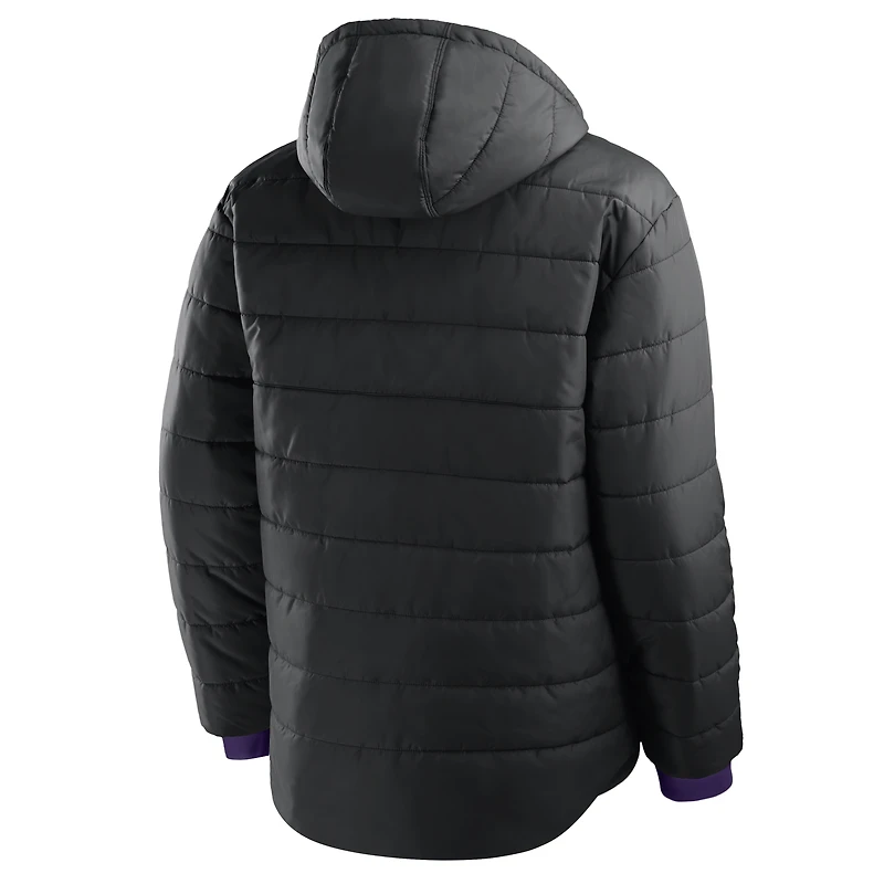 Men's Fanatics Black Minnesota Vikings Full-Zip Hooded Jacket