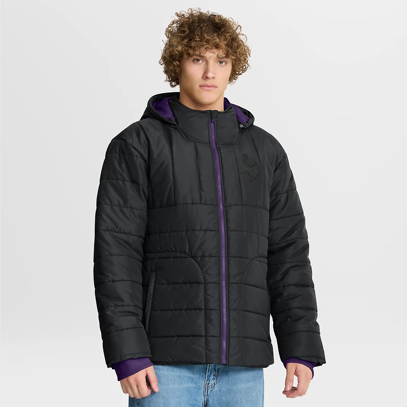 Men's Fanatics Black Minnesota Vikings Full-Zip Hooded Jacket