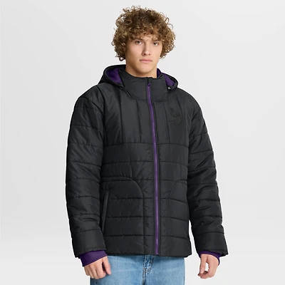 Men's Fanatics Black Minnesota Vikings Full-Zip Hooded Jacket