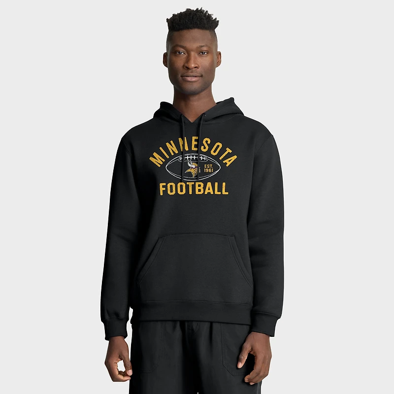 Sweat à capuche noir Fumblerooski Legacy des Vikings du Minnesota pour homme